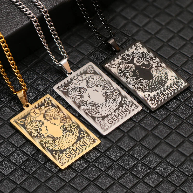 Necklace with Pretty Astrological Zodiac Sign Pendant