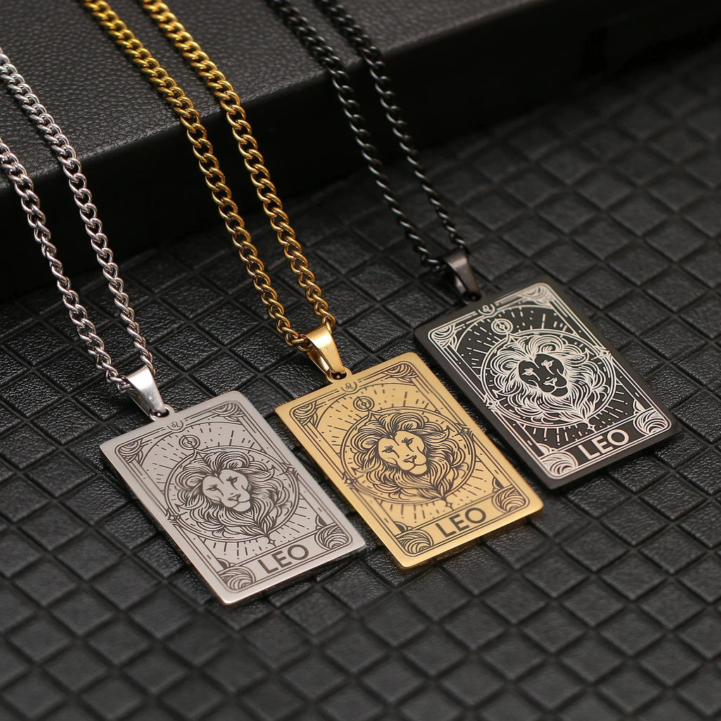 Necklace with Pretty Astrological Zodiac Sign Pendant