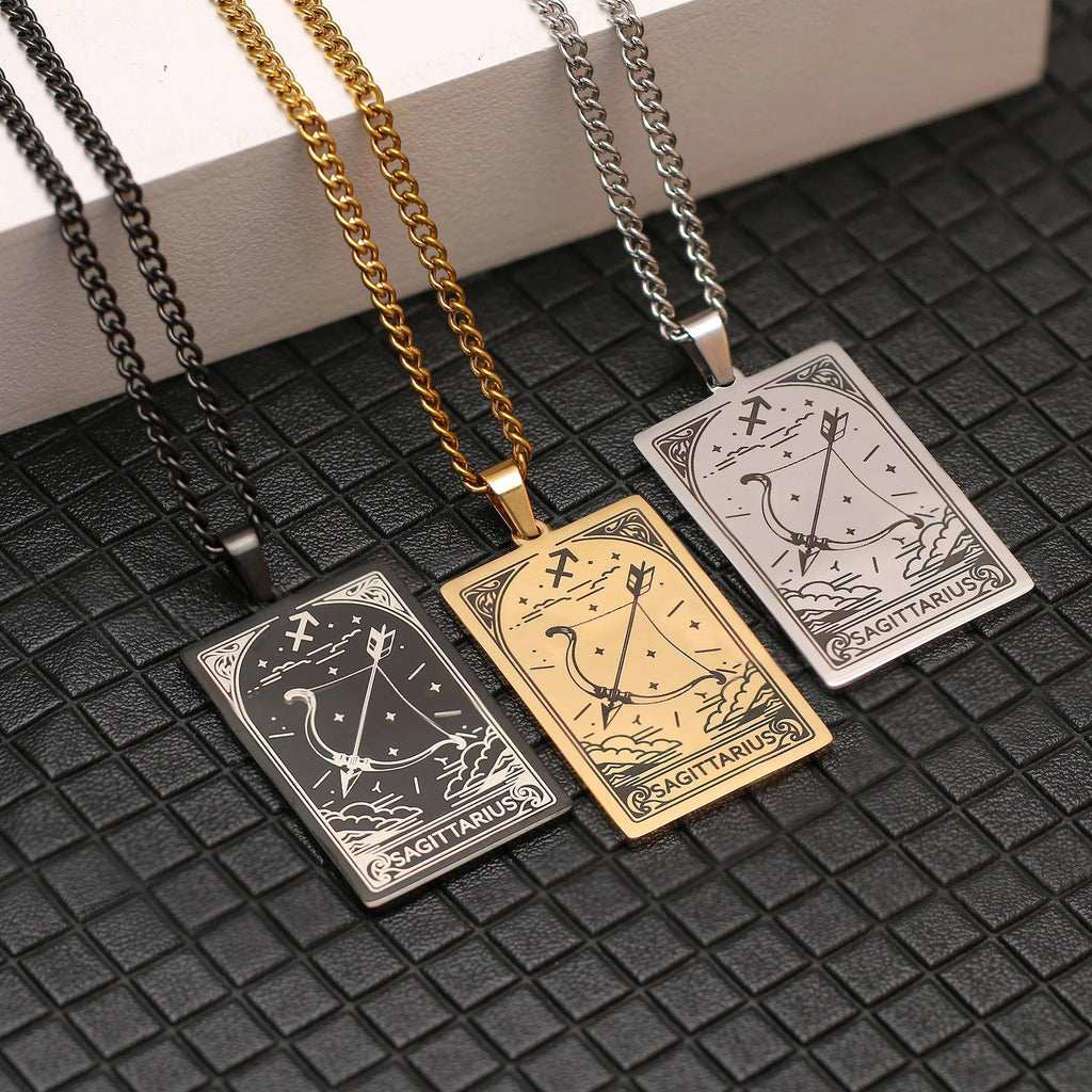 Necklace with Pretty Astrological Zodiac Sign Pendant