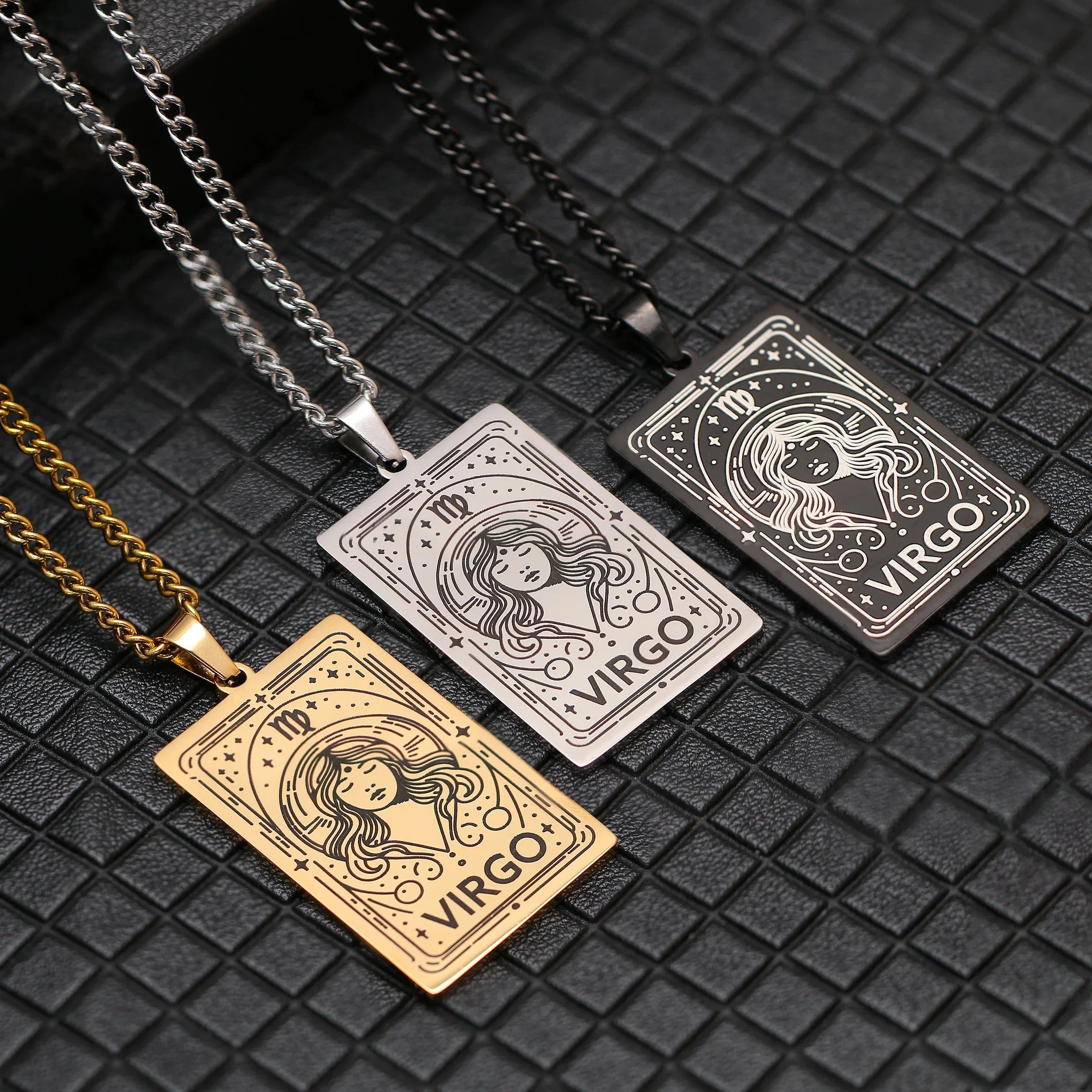 Necklace with Pretty Astrological Zodiac Sign Pendant