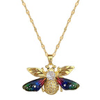 Collier avec pendentif abeille