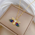 Collier avec pendentif abeille