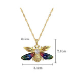 Collier avec pendentif abeille