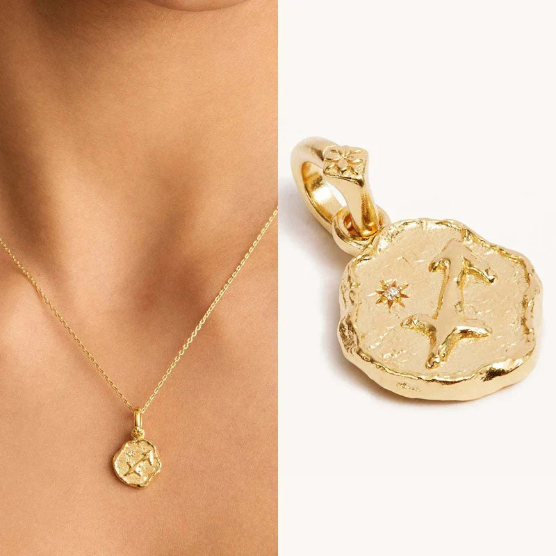 Necklace with Astrology Zodiac Sign Pendant