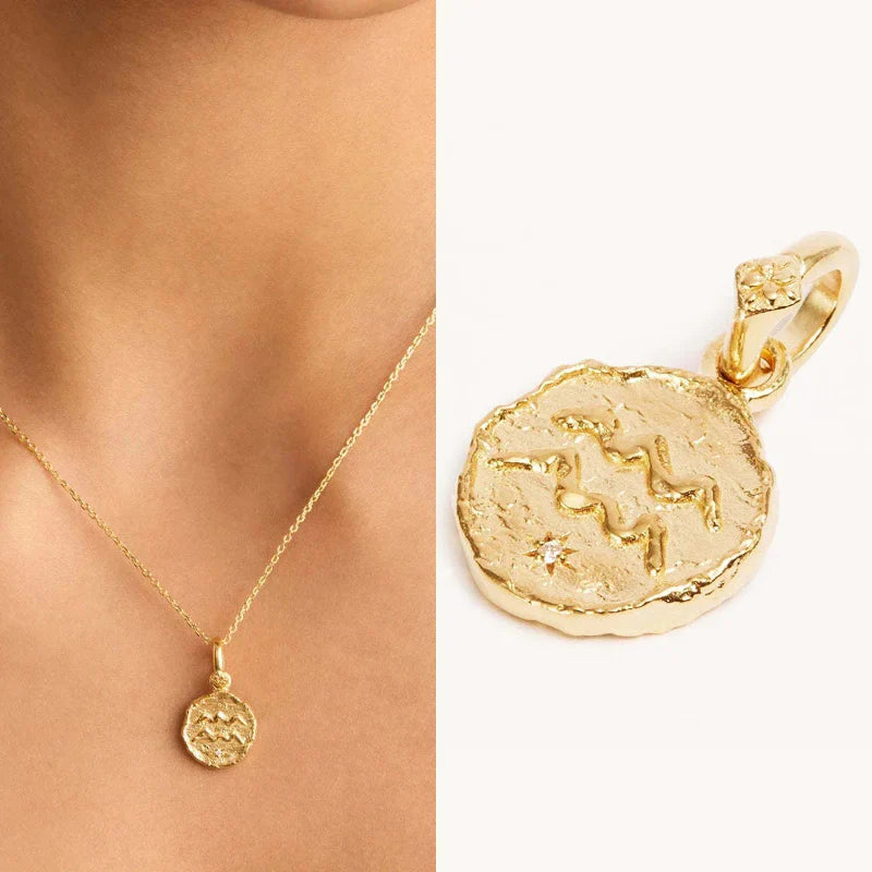 Necklace with Astrology Zodiac Sign Pendant