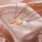 Necklace with Zodiac Sign Constellation Pendant