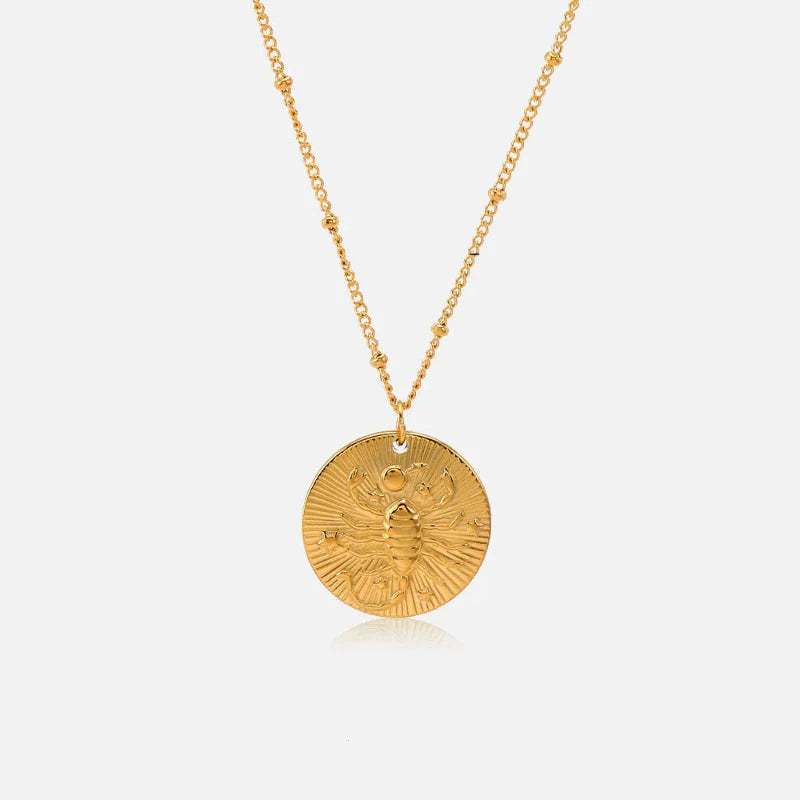 Collier avec Pendentif Constellation Signe du Zodiaque