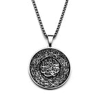 Collier avec pendentif du Coran arabe islam musulman argent