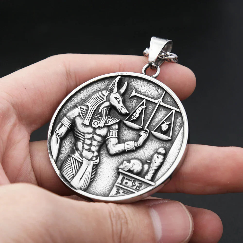 Necklace with Anubis Pendant