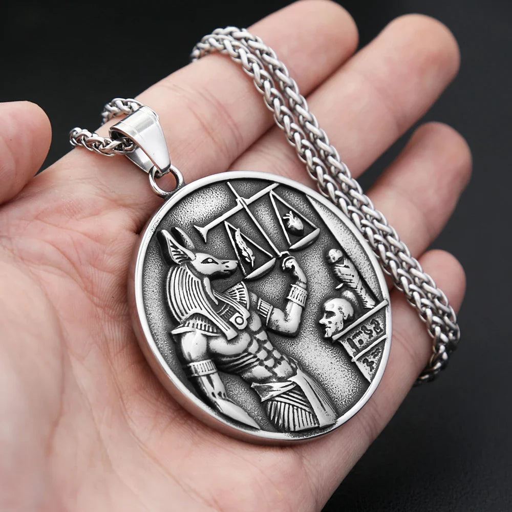 Necklace with Anubis Pendant