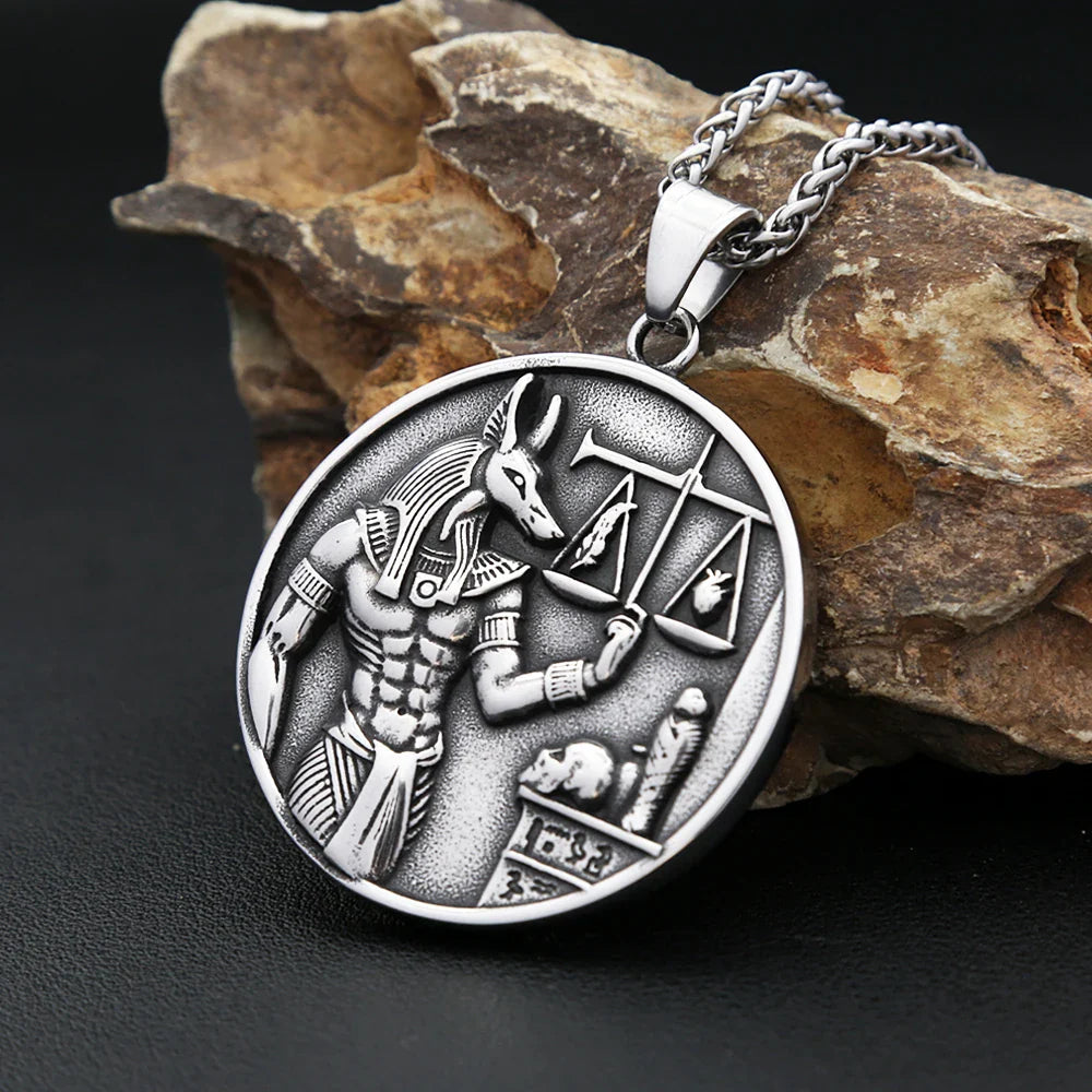 Necklace with Anubis Pendant