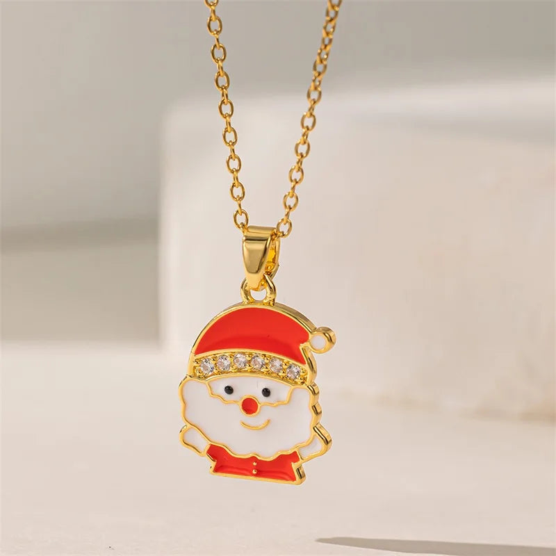 Collier avec Pendentif de Noël père Noël