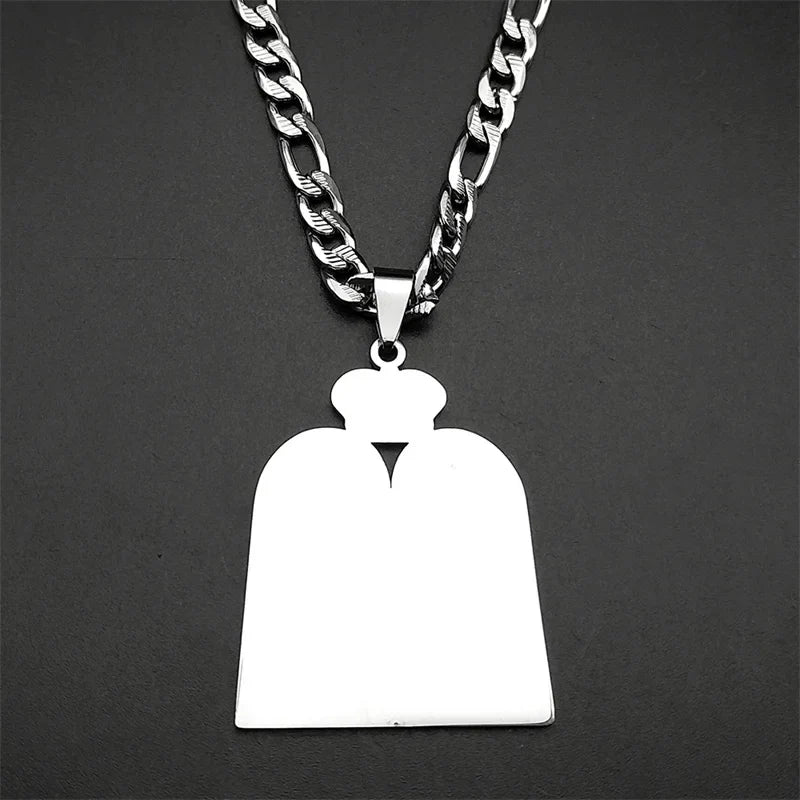 Collier avec pendentif de prières juives les 10 commandements de la Torah