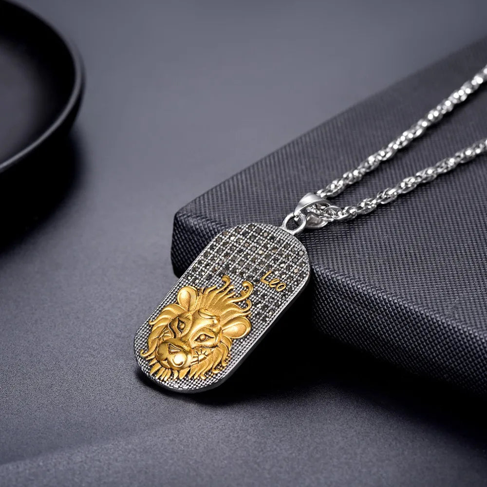 Necklace with Astrological Zodiac Sign Style Pendant