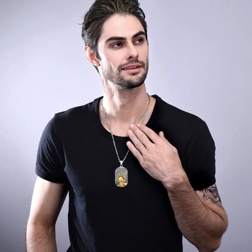 Necklace with Astrological Zodiac Sign Style Pendant