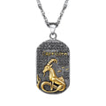 Necklace with Astrological Zodiac Sign Style Pendant