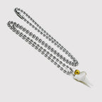 Collier avec Pendentif Dent de Requin Blanche