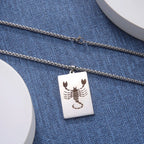 Necklace with Elegant Zodiac Sign Pendant