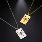 Necklace with Elegant Zodiac Sign Pendant