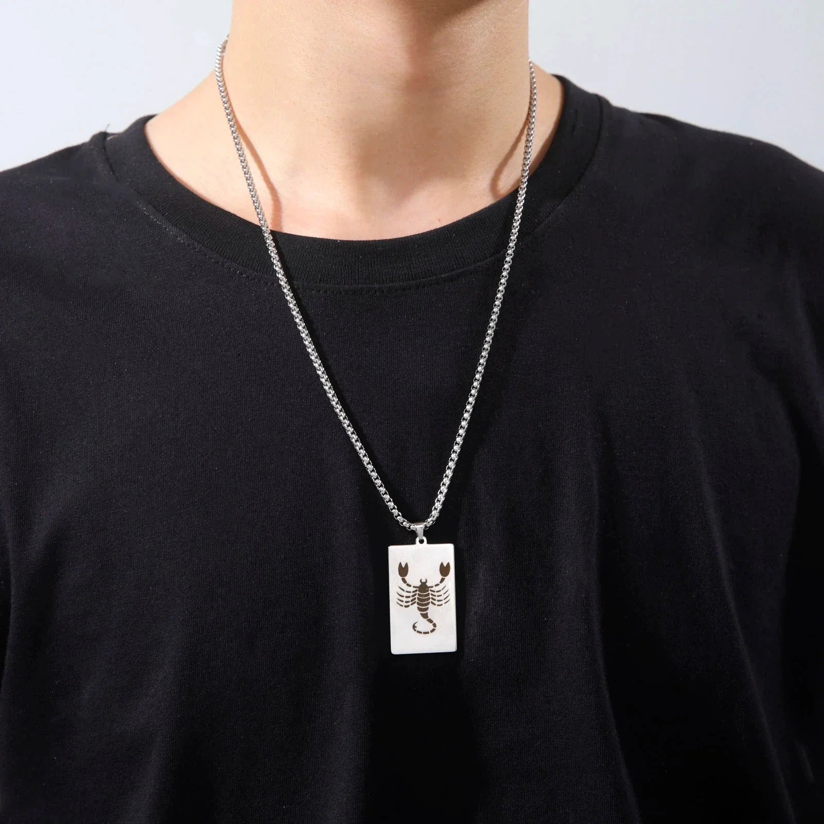 Necklace with Elegant Zodiac Sign Pendant