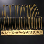 Necklace with Elegant Zodiac Sign Pendant