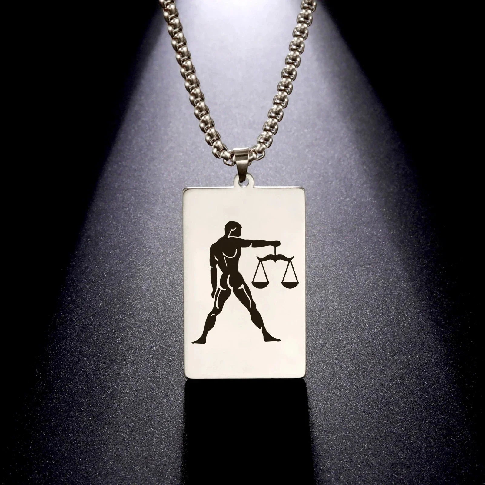 Necklace with Elegant Zodiac Sign Pendant