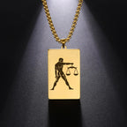 Necklace with Elegant Zodiac Sign Pendant