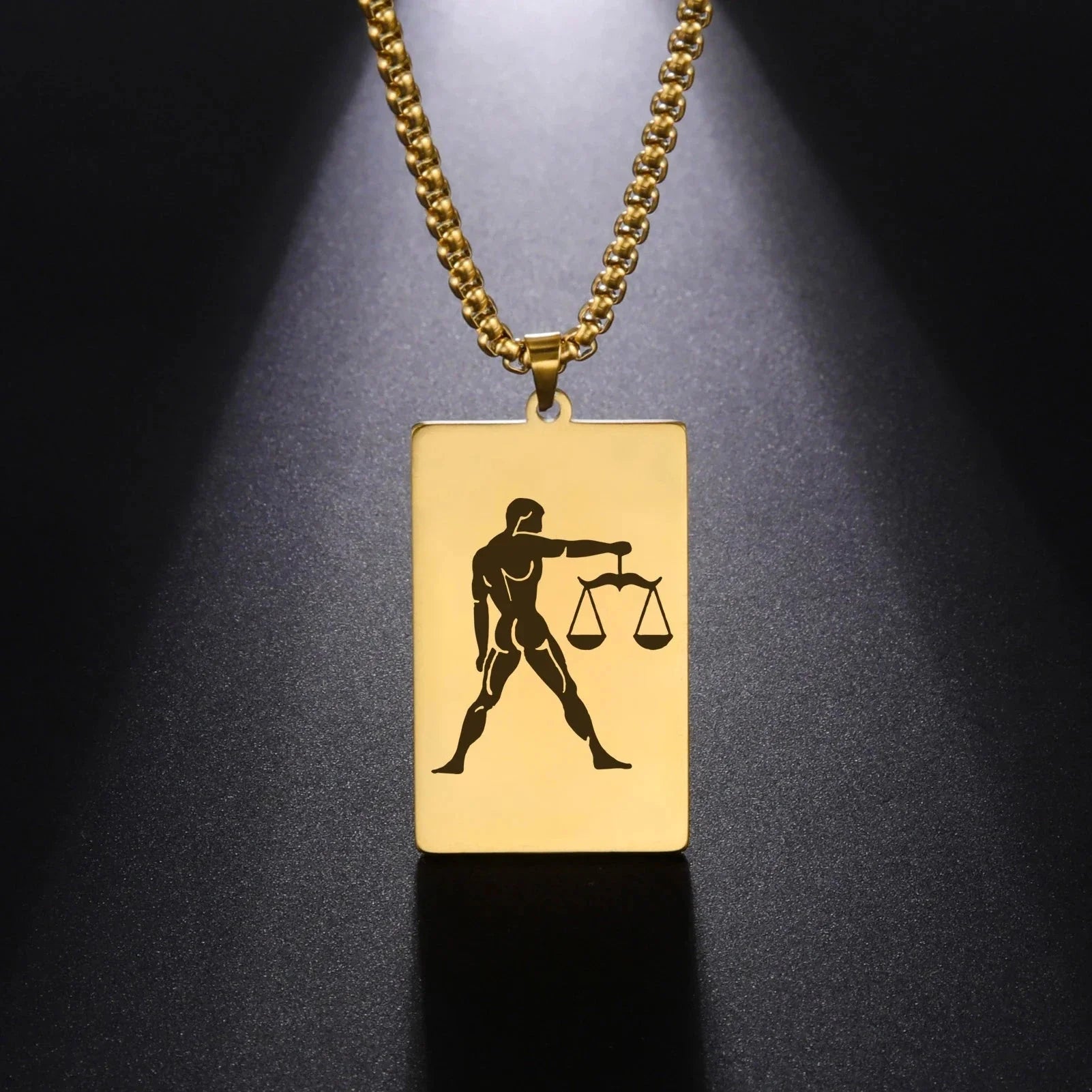 Necklace with Elegant Zodiac Sign Pendant