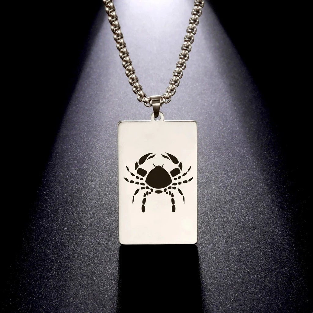 Necklace with Elegant Zodiac Sign Pendant