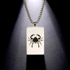 Necklace with Elegant Zodiac Sign Pendant