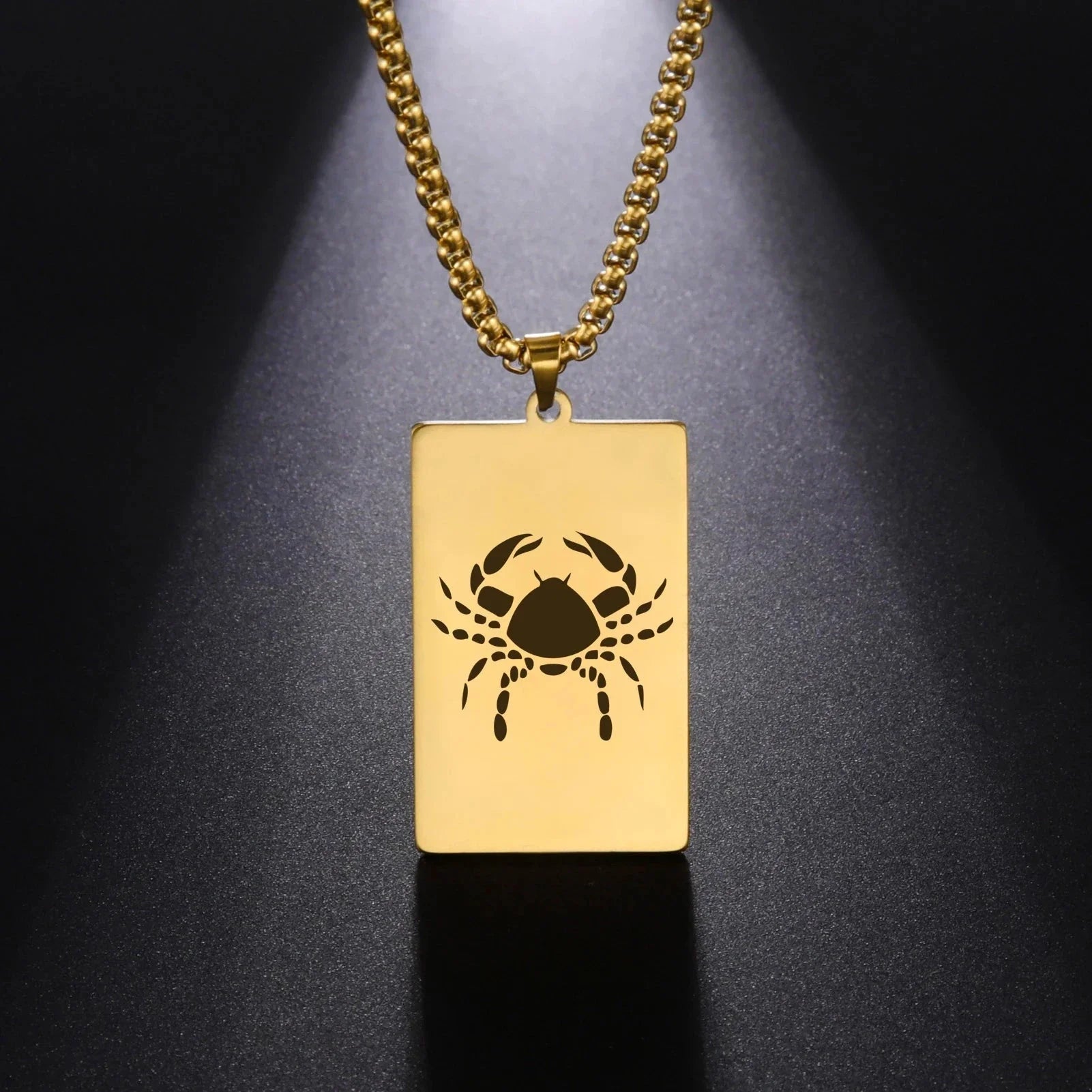 Necklace with Elegant Zodiac Sign Pendant