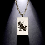 Necklace with Elegant Zodiac Sign Pendant