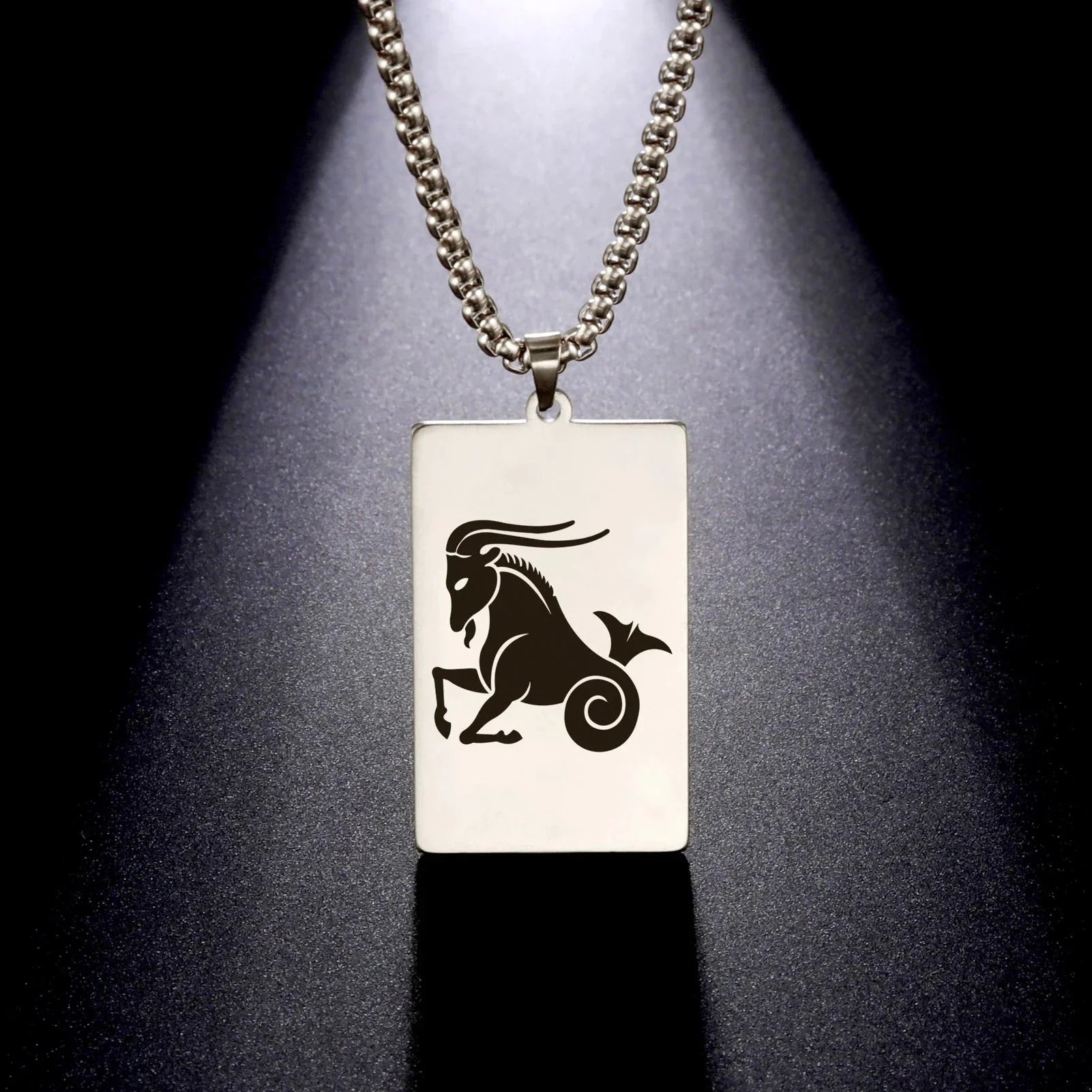Necklace with Elegant Zodiac Sign Pendant