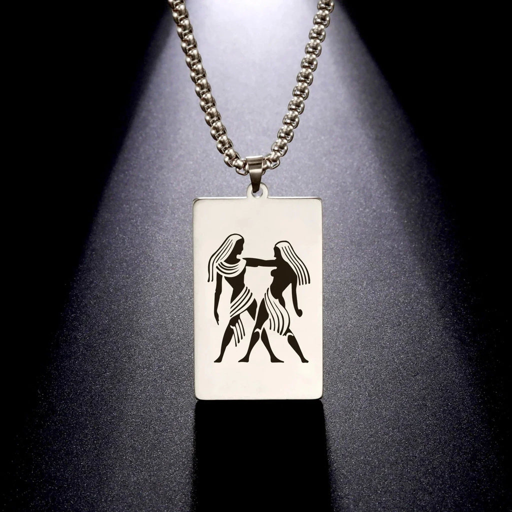 Necklace with Elegant Zodiac Sign Pendant
