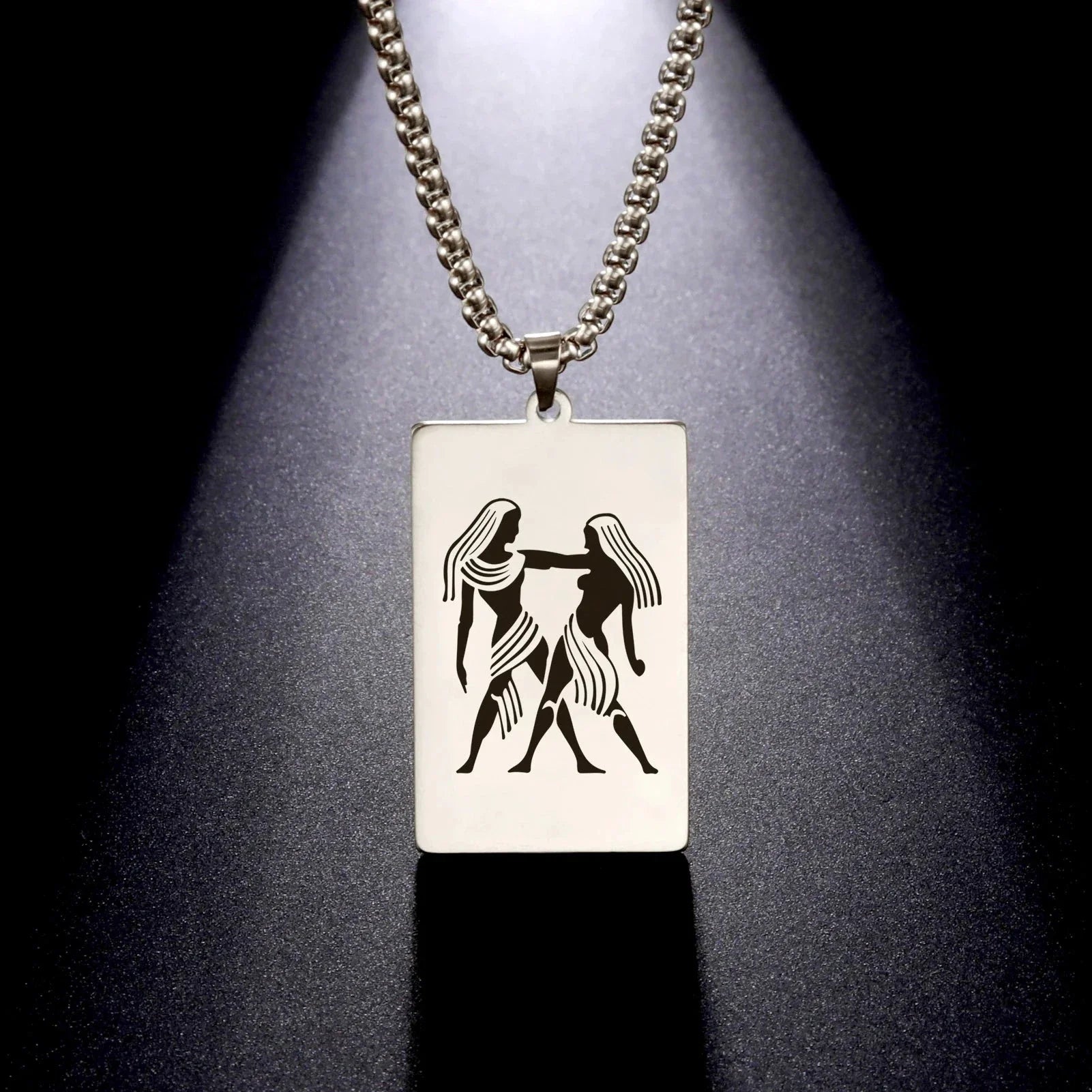 Necklace with Elegant Zodiac Sign Pendant