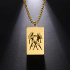 Necklace with Elegant Zodiac Sign Pendant