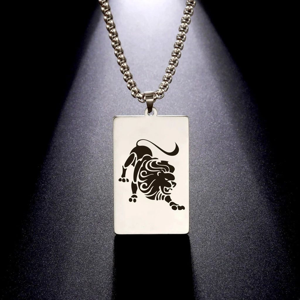 Necklace with Elegant Zodiac Sign Pendant