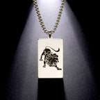 Necklace with Elegant Zodiac Sign Pendant