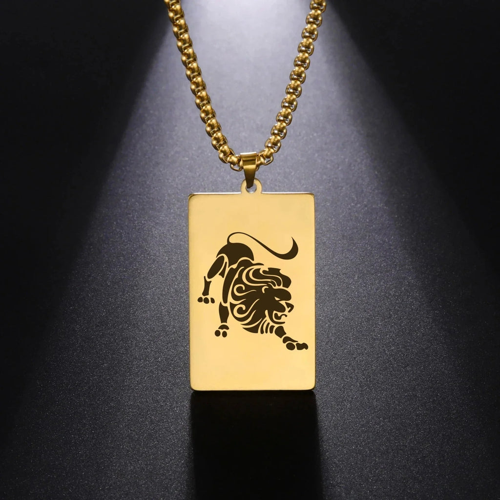 Necklace with Elegant Zodiac Sign Pendant