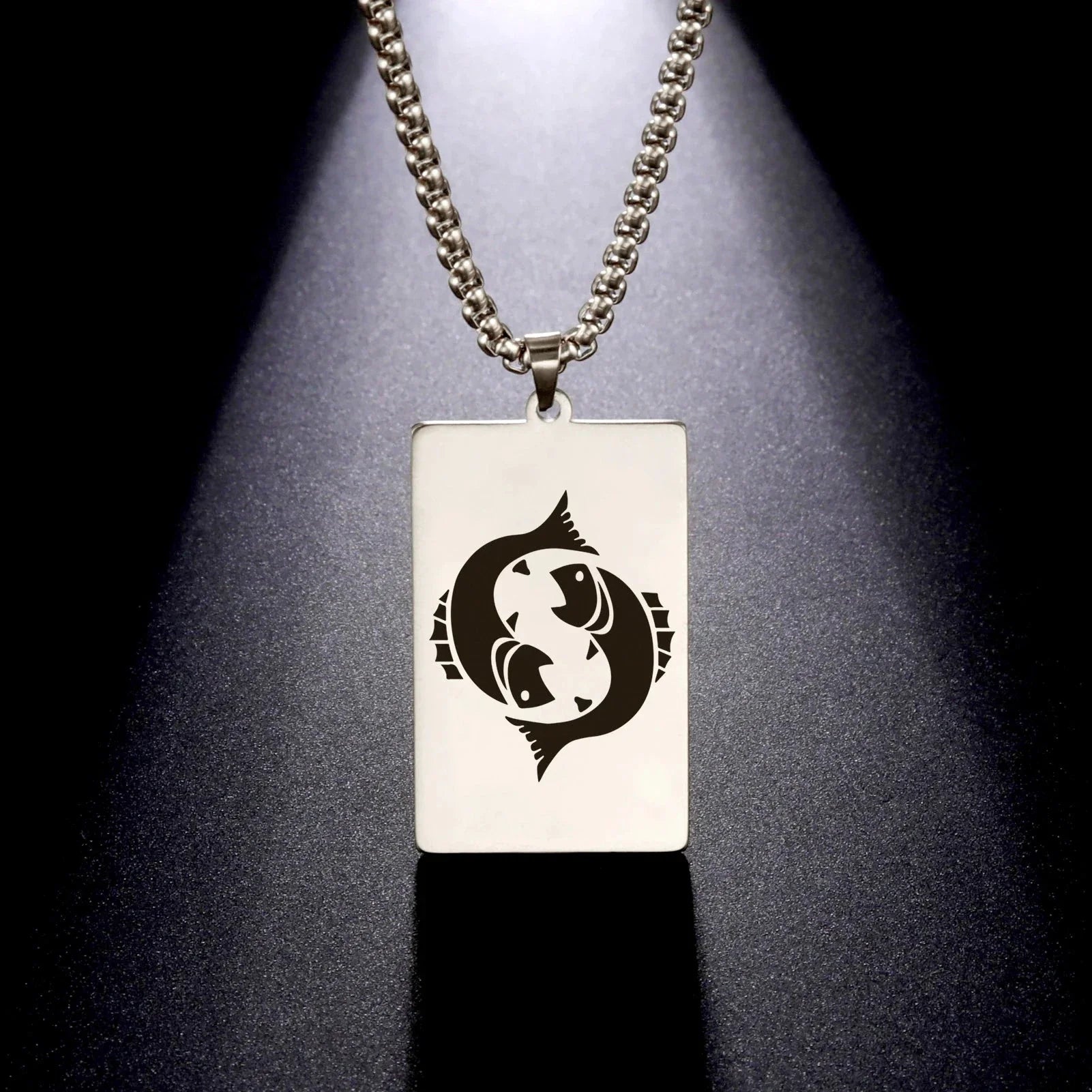 Necklace with Elegant Zodiac Sign Pendant