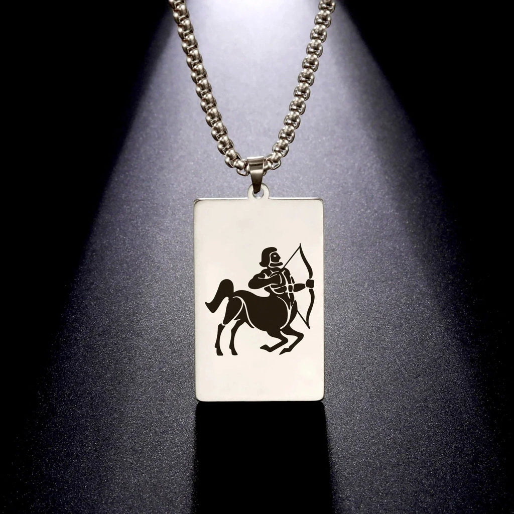 Necklace with Elegant Zodiac Sign Pendant