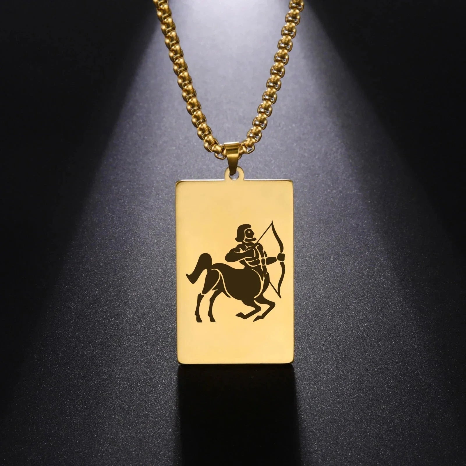 Necklace with Elegant Zodiac Sign Pendant