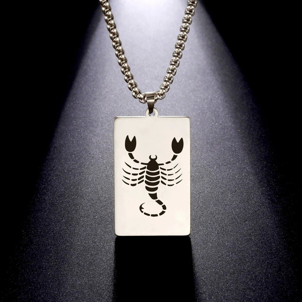 Necklace with Elegant Zodiac Sign Pendant