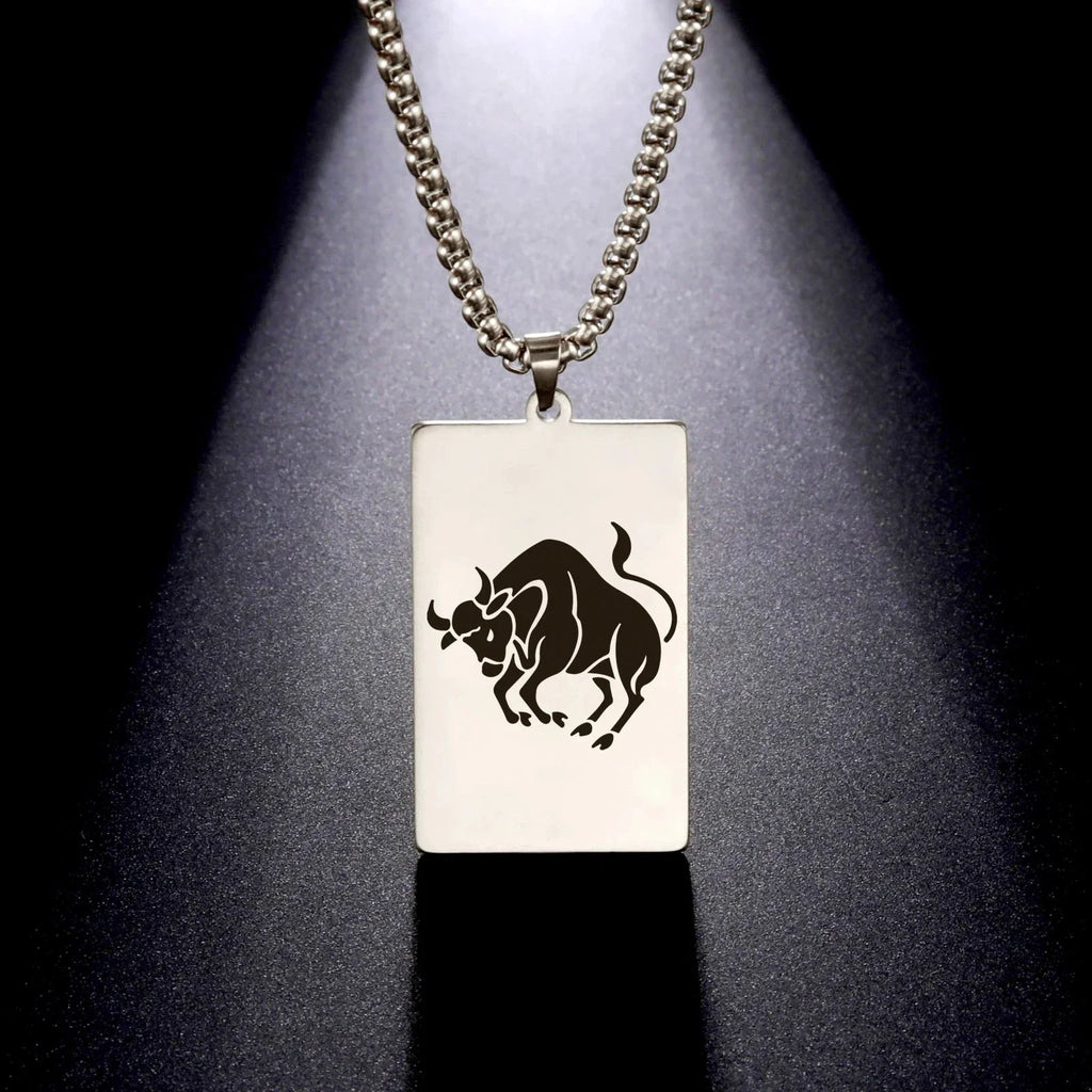 Necklace with Elegant Zodiac Sign Pendant