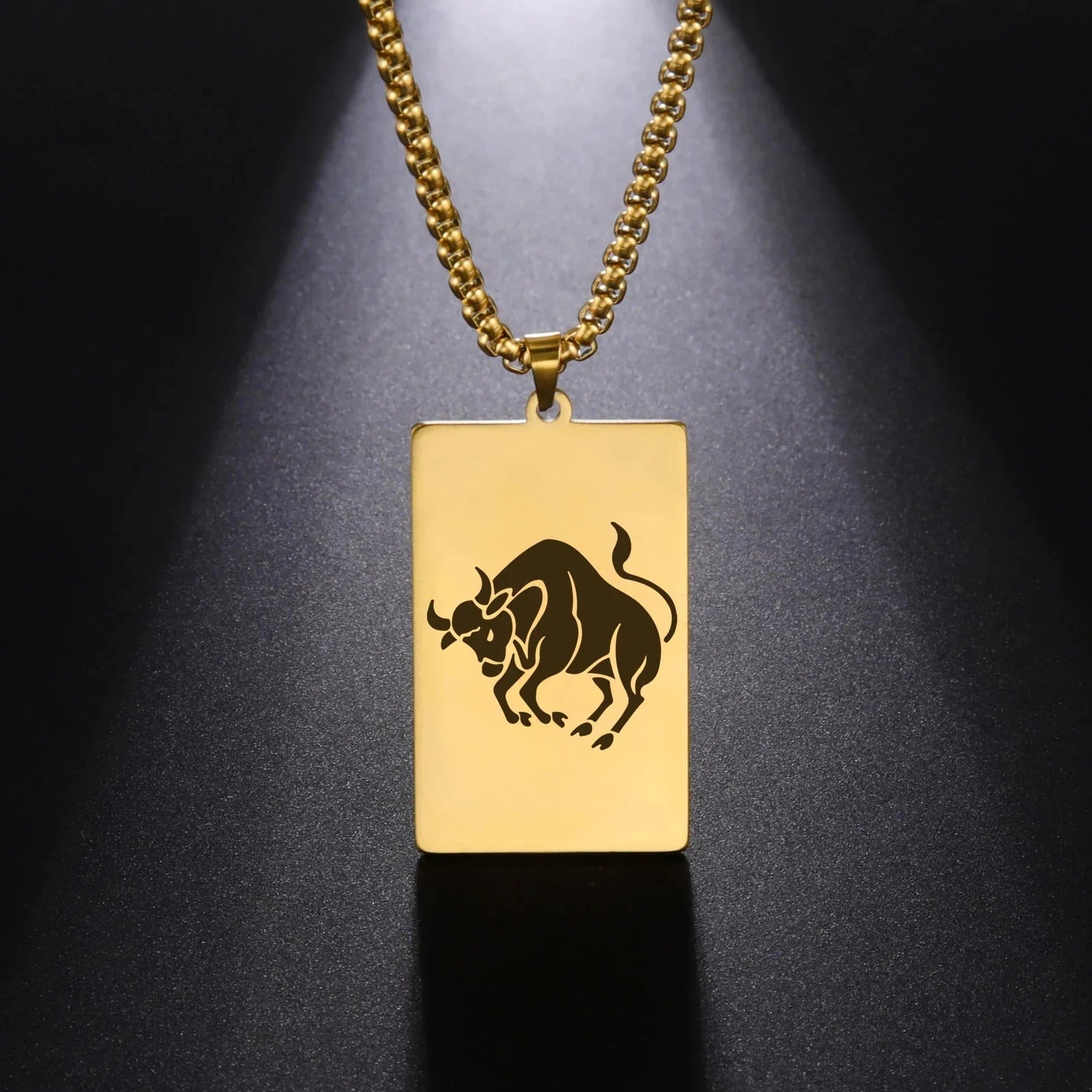 Necklace with Elegant Zodiac Sign Pendant