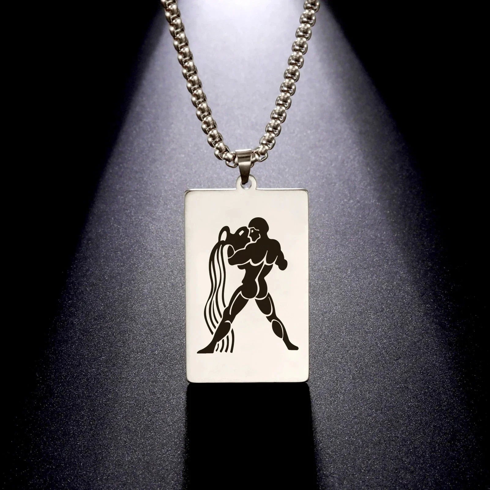 Necklace with Elegant Zodiac Sign Pendant