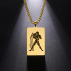 Necklace with Elegant Zodiac Sign Pendant