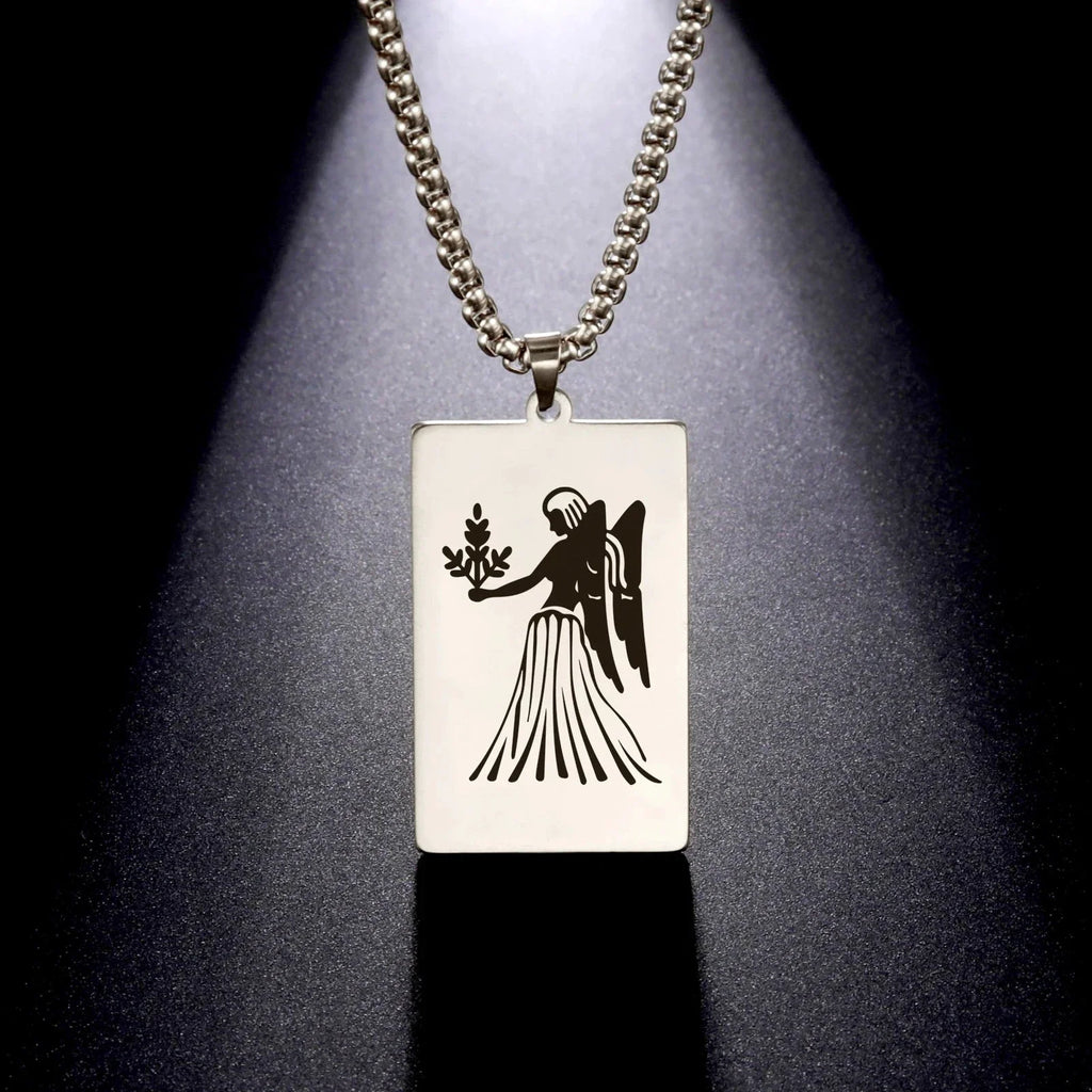 Necklace with Elegant Zodiac Sign Pendant