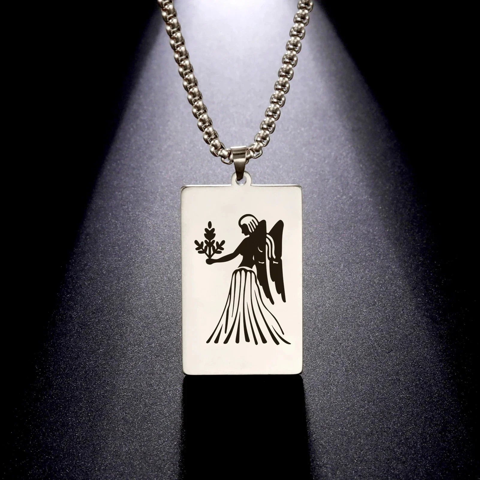 Necklace with Elegant Zodiac Sign Pendant