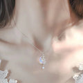Necklace with Moonstone and Stars Pendant 1